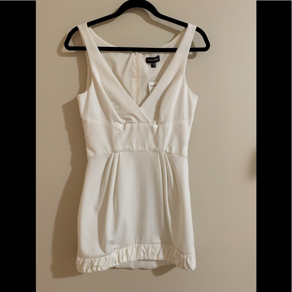 Bebe Ivory Tulip dress